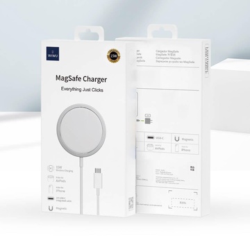 WIWU MagSafe Charger White (M5)