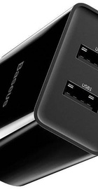 Baseus Speed Mini Dual U Charger 10.5W Black (CCFS-R01)