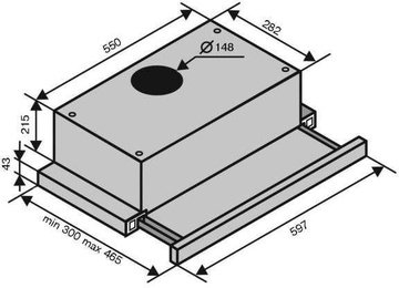 Ventolux GARDA 60 BK (1100) LED