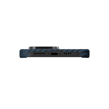 Pitaka MagEZ Case 3 Twill 1500D Black/Blue for iPhone 14 Pro (KI1408P)