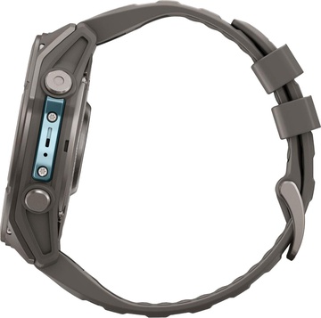 Garmin Fenix 9 51mm Titanium with Pebble Gray Silicone Band (010-04763-00/01)