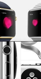 Apple Watch 42mm Stainless Steel Case with White Sport Band (MJ3V2)