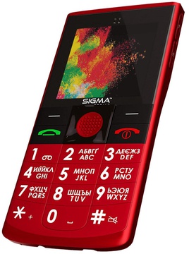 Sigma mobile Comfort 50 SOLO Red