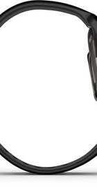 Garmin Venu 2 Plus Slate Stainless Steel Bezel with Black Case and Silicone Band (010-02496-11)