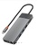 WIWU Linker 12in1 USB-C to (USB-C+2xUSB2.0+2xUSB3.0+SD/MicroSD+VGA+2xHDMI+RJ45+PD) 100W Grey (A12HV)