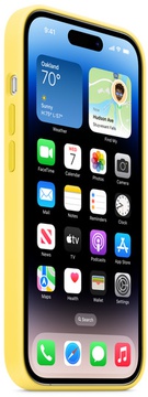 Apple iPhone 14 Pro Silicone Case Canary Yellow with Magsafe (high copy)
