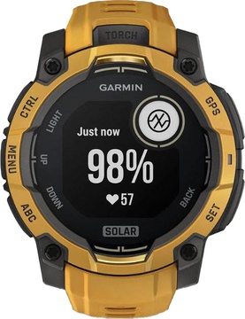 Garmin Instinct 3 45mm Solar Sunburst with Sunburst/Gray Band (010-02934-02)
