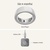 Oura Ring 4 Ceramic Cloud Size 13 (JZ90-57460-13)