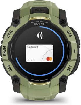 Garmin Instinct 3 50mm AMOLED Green with Fern Green Band (010-03020-02)