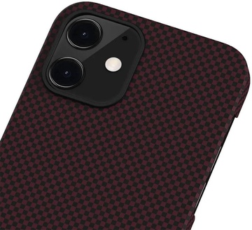 Pitaka MagEZ Case Plain for iPhone 12 mini Black/Red (KI1204)