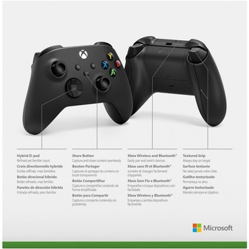 Microsoft Xbox Series X | S Wireless Controller Carbon Black (XOA-0005, QAT-00001)
