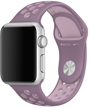 Apple Watch Nike Sport Band 42mm/44mm/45mm/46mm/49mm Violet Dust/Plum Fog (MQ2U2)