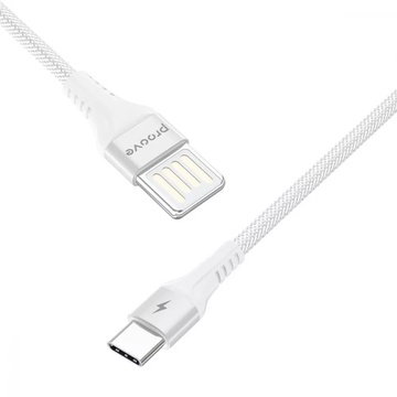 Proove Double Way Weft Type-C 2.4A (1m) (white)