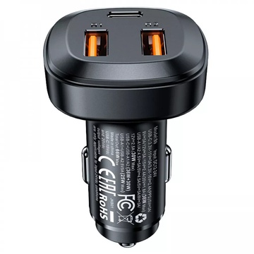 Acefast B9 66W (1 Type-C + 2 USB)