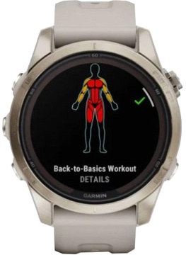 Garmin Fenix 7S Pro Sapphire Solar Soft Gold w. Light Sand Band (010-02776-14/15)