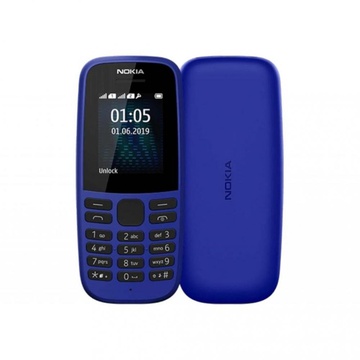 Nokia 105 Single Sim 2019 Blue (16KIGL01A13)