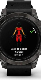 Garmin Epix Pro Gen 2 Sapphire 47mm Carbon G. DLC Tit. with B. Leather Band (010-02803-30)