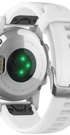 Garmin Fenix 5S Plus Sapphire White with Carrera White Band (010-01987-00)
