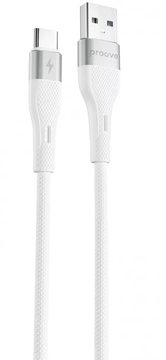 Proove Light Silicone Type-C 2.4A (1m) White