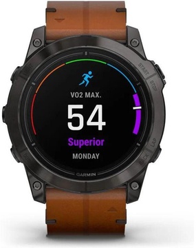 Garmin Epix Pro Gen 2 Sapphire 51mm Carbon G. DLC Tit. with Chestnut L. Band (010-02804-30)