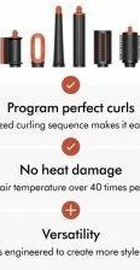 Dyson Airwrap i.d. Multi-Styler and Dryer Straight to Wavy Amber Silk (123682-01)
