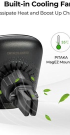 Pitaka MagEZ Mount Qi Car Vent Black/Gun Metal (CM3001QBGM)