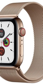 Apple Watch Series 5 GPS + Cellular 44mm Gold Stainless Steel Case with Gold Milanese Loop (MWW62, MWWJ2)