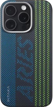 Pitaka Tactile Woven Case Aries Credit Card for iPhone 16 Pro Max (KI1601CRP)