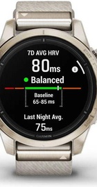 Garmin Epix Pro Gen 2 Sapphire 42mm Soft Gold w. Cream H. Nylon Band (010-02802-20)