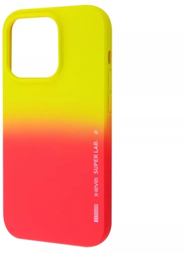 X-Level Rainbow (TPU) for iPhone 14 Pro Max Yellow / Red