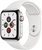 Apple Watch Series 5 GPS + Cellular 44mm Stainless Steel Case with White Sport Band (MWW22, MWWF2)