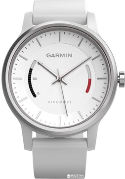 Garmin Vivomove Sport, White with Sport Band (010-01597-01)