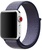 Apple Watch 38mm/40mm/41mm/42mm Woven Nylon Sport Loop Midnight Blue (high copy)