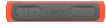 Braven Balance Portable Bluetooth Sunset Orange/Gray/Gray