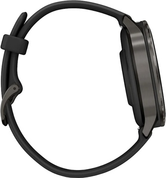 Garmin Venu 4 41 mm Slate with Black Silicone Band (010-03013-02)