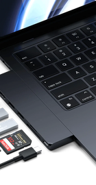 Satechi Aluminum USB-C Pro Hub Slim Adapter Midnight (ST-HUCPHSD)