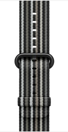 Apple Watch 42mm/44mm/45mm/46mm/49mm Woven Nylon Black Stripe (MRHH2)