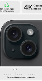 Apple iPhone 15 256GB Black (MTP63)