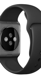 Apple Sport Band for Watch Black 38mm/40mm/41mm/42mm with Space Black Pin (MJ4F2/MTP62)