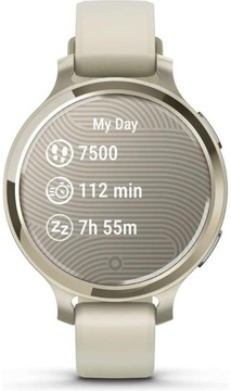 Garmin Lily 2 Active Lunar Gold with Bone Silicone Band (010-02891-00)