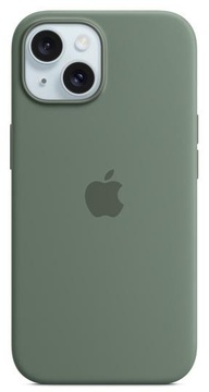 Apple iPhone 15 Silicone Case with MagSafe Cypress (MT0X3) (high copy)