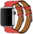 Apple Watch Hermes Leather Double Buckle Cuff 38mm/40mm/41mm/42mm Rose Jaipur Epsom (MNHT2)