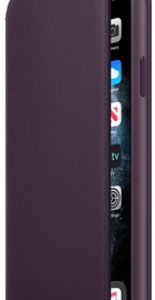Apple iPhone 11 Pro Max Leather Folio - Aubergine (MX092)