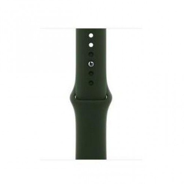 Apple Watch Series 6 GPS + Cellular 44mm Gold Stainless Steel Case w. Cyprus Green Sport B. (M07N3/M09F3)