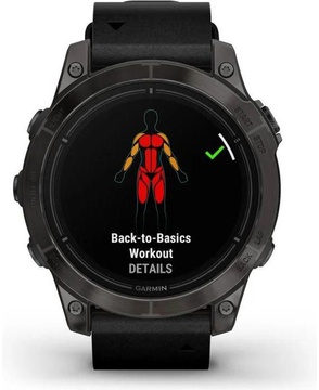 Garmin Epix Pro Gen 2 Sapphire 47mm Carbon G. DLC Tit. with B. Leather Band (010-02803-30)