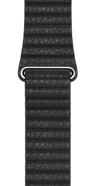 Apple Watch 42mm/44mm/45mm/46mm/49mm Leather Loop Large Black (MJY62)
