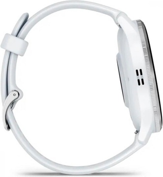 Garmin Venu 3 Silver Stainless Steel Bezel with Whitestone Case and Silicone Band (010-02784-00/50)