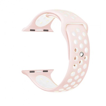 Apple Watch 42mm/44mm/45mm/46mm/49mm Sport Band Nike Pink Sand/White (copy)