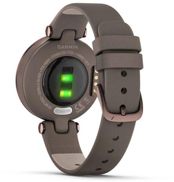 Garmin Lily Dark Bronze Bezel with Paloma Case and Italian Leather Band (010-02384-B0)
