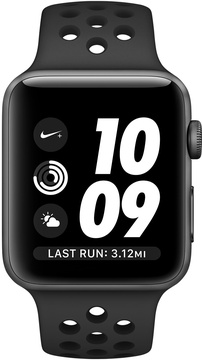 Apple Watch Nike+ 38mm Series 2 Space Gray Aluminum Case with Anthracite/Black Nike Sport Band (MQ162)